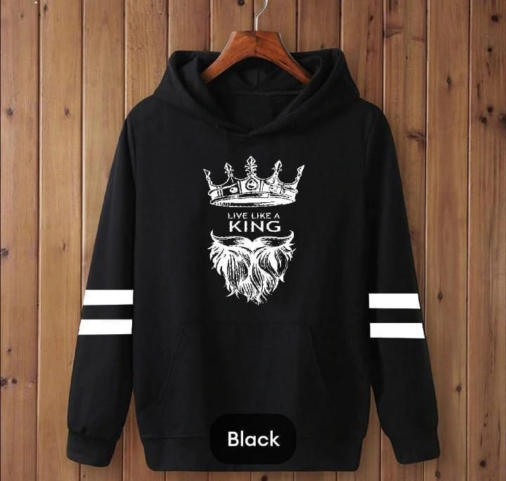Men's Fleece Printed Hoodies