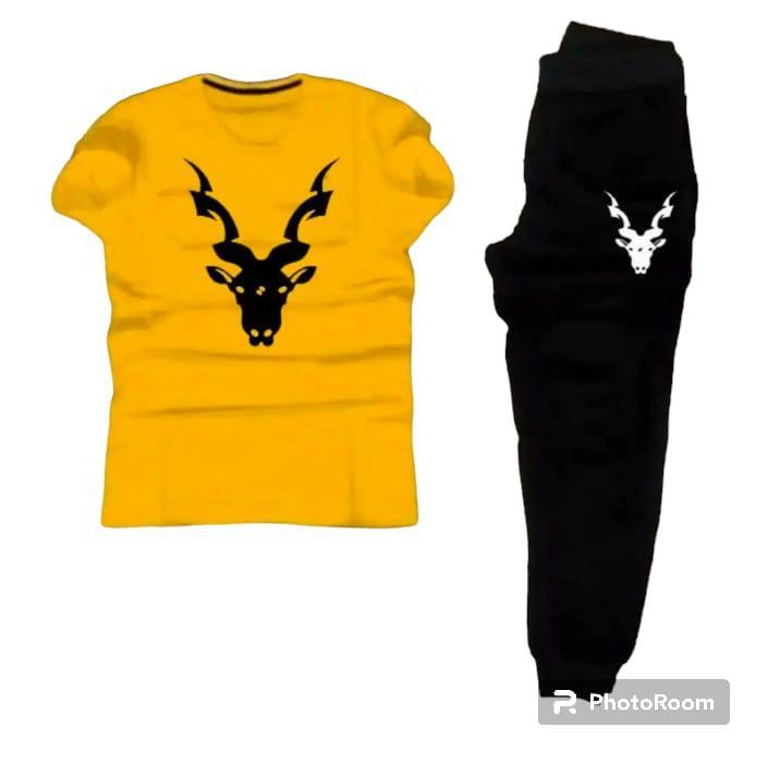 Men's Printed Cotton 2-Piece Track Suit